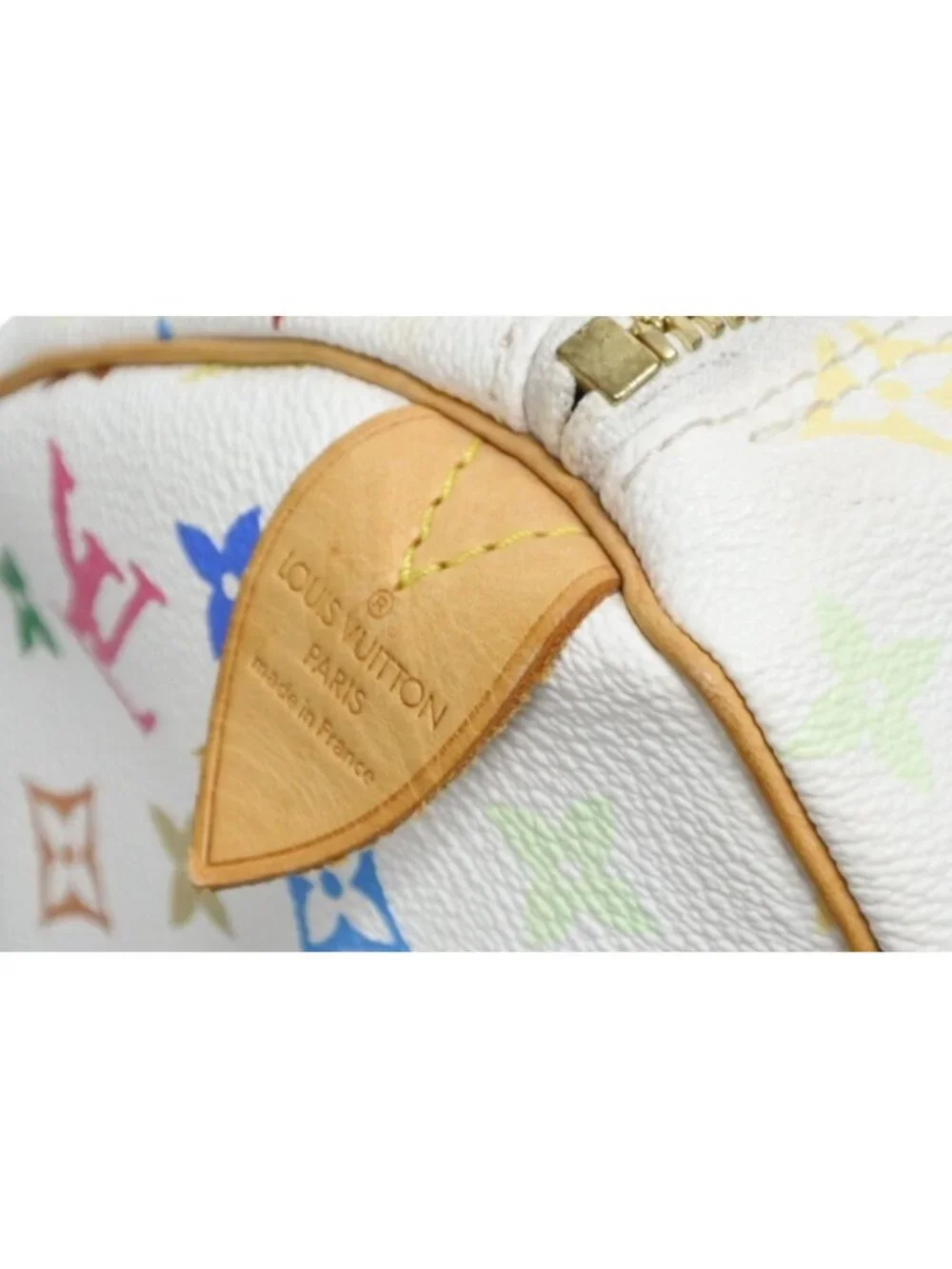 Louis Vuitton Keepall 45 Boston Bag Monogram Multicolor White Takashi Murakami